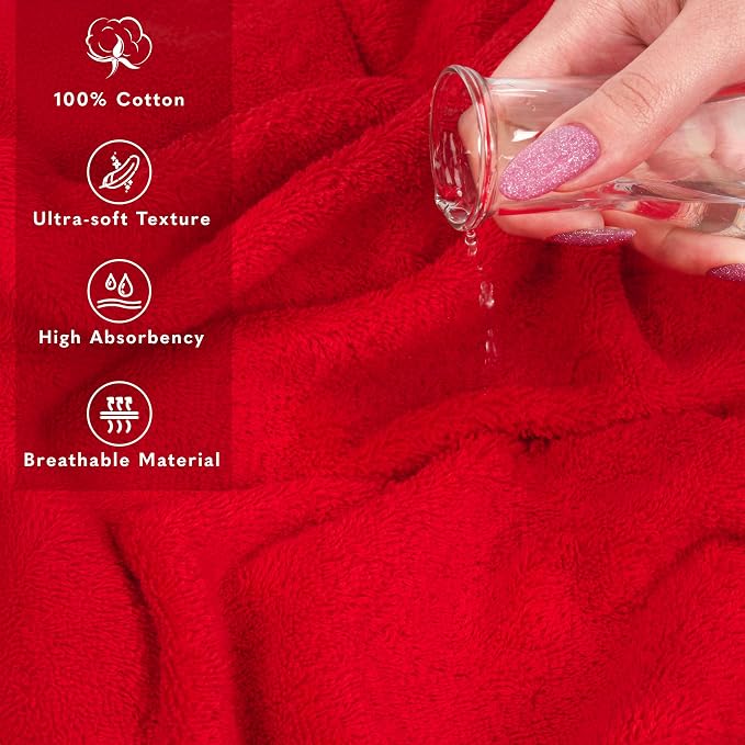 American Soft Linen 35x70 Jumbo Large Bath Towel, 600 GSM 100% Cotton Turkish - Image 4
