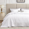 Love's cabin Quilts for Queen Bed White Bedspreads by Lovescabin