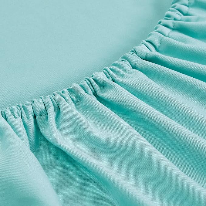 FreshCulture Twin Fitted Sheets, Bulk Pack of 6, Deep Pocket, Soft Microfiber - Image 2