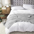 Serta Luxuriously Soft Plush Electric Blanket Fast Heating Cozy Cover, Safety by Serta