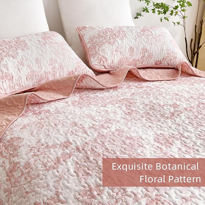WONGS BEDDING Botanical Quilt Set Full Size - Image 4