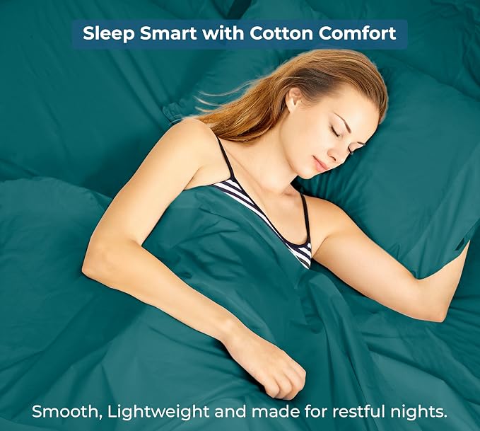 Royale Linens 100% Organic Cotton Full Flat Sheet Only - Image 9