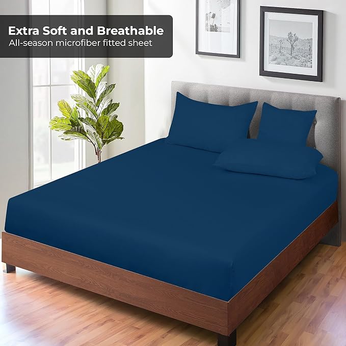 Royale Linens Fitted Sheet Twin XL - Image 4