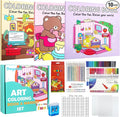 Cute Coloring Book Set for Teens Adults Relaxation, Easy and Simple Designs by Unknown