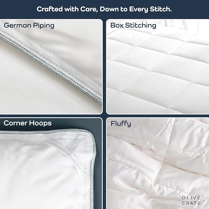 Olive + Crate Cooling Oversize King Size Comforter - Image 4