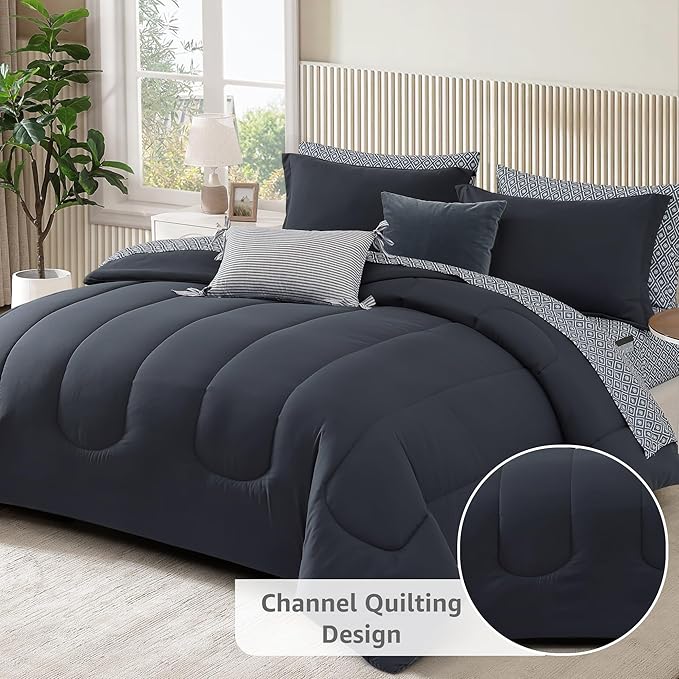 Monbix Queen Comforter Set - Image 2