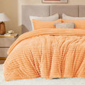BEDELITE Fleece Queen Comforter Set -Super Soft & Warm Fluffy Coral Bedding by BEDELITE
