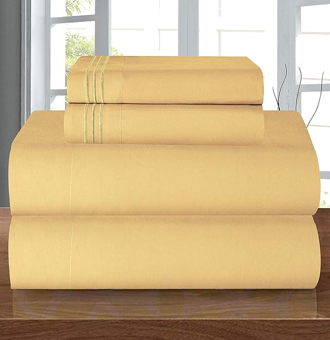 Elegant Comfort Luxury 1500 Premium Hotel Quality Microfiber 5-Piece Sheet Set by ELEGANTCOMFORT