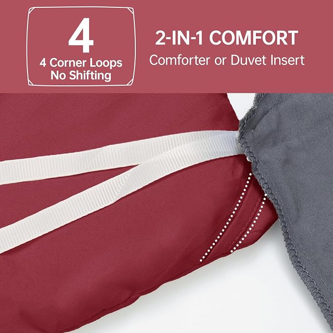 MUXHOMO Full Comforter Sets, All Season Ultra Soft Down Alternative Bedding - Image 6