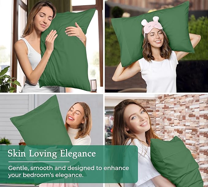 Royale Linens Queen Pillowcase Set of 2 - Image 4