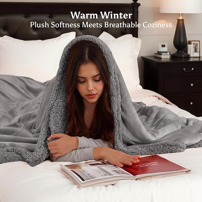 Electric Heated Blanket Twin Size 62" x 84" - Image 3