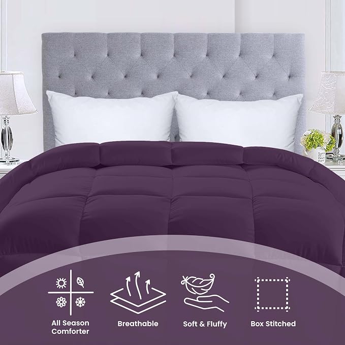 Utopia Bedding Comforters Twin Size, All Season Duvet Insert, Down Alternative - Image 4