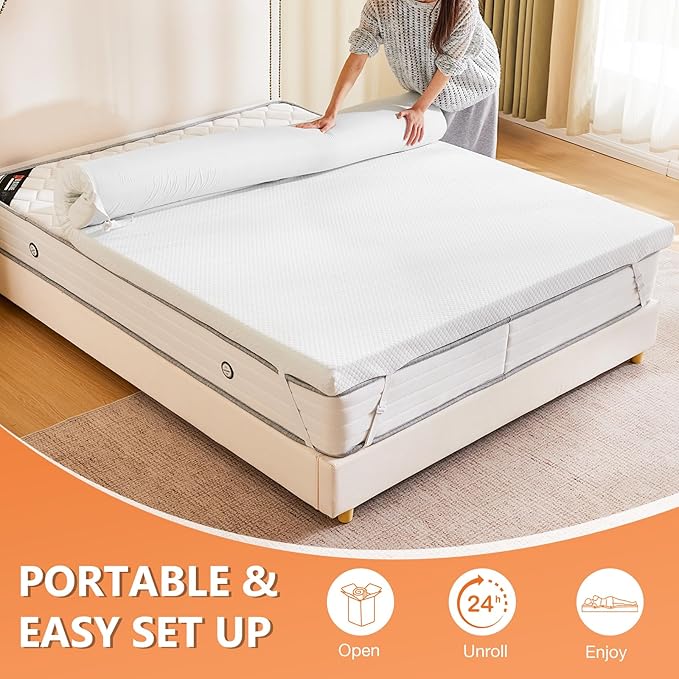 Sweetcrispy Mattress Topper King - Image 6