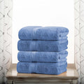 Superior Egyptian Cotton Pile Bath Towel Set of 4, Ultra Soft Luxury Towels by SUPERIOR