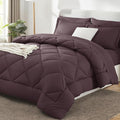 CozyLux Queen Comforter Set Cocoa Powder by CozyLux