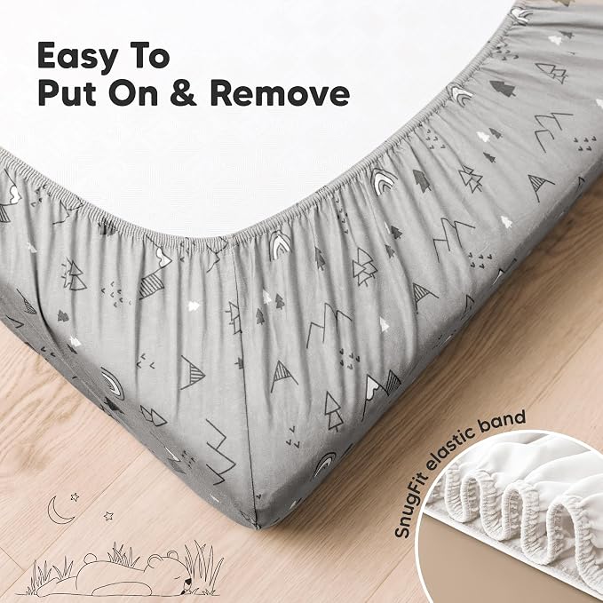 KeaBabies 2-Pack Organic Crib Sheets - Image 6