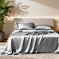 Love's cabin Full Size Satin Sheet Sets by Lovescabin