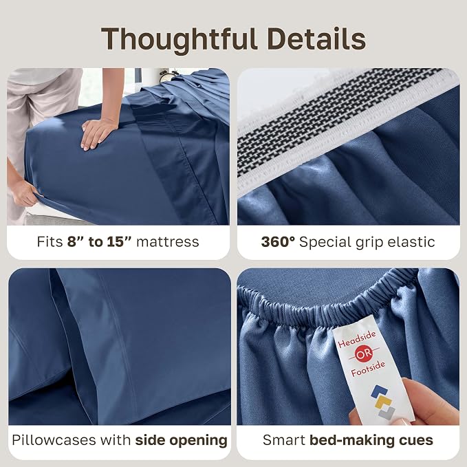 California Design Den Split King Sheets Sets - Image 5