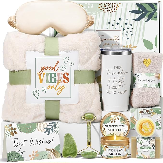 Self Care Get Well Soon Gift Baskets by MAYICIVO