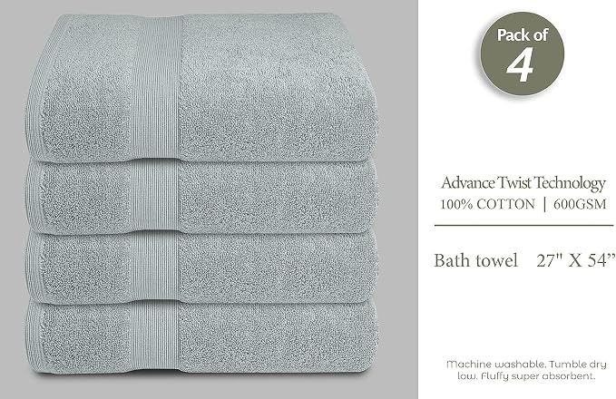 Softolle Luxury Bath Towels Set of 4 | Towels - Image 5
