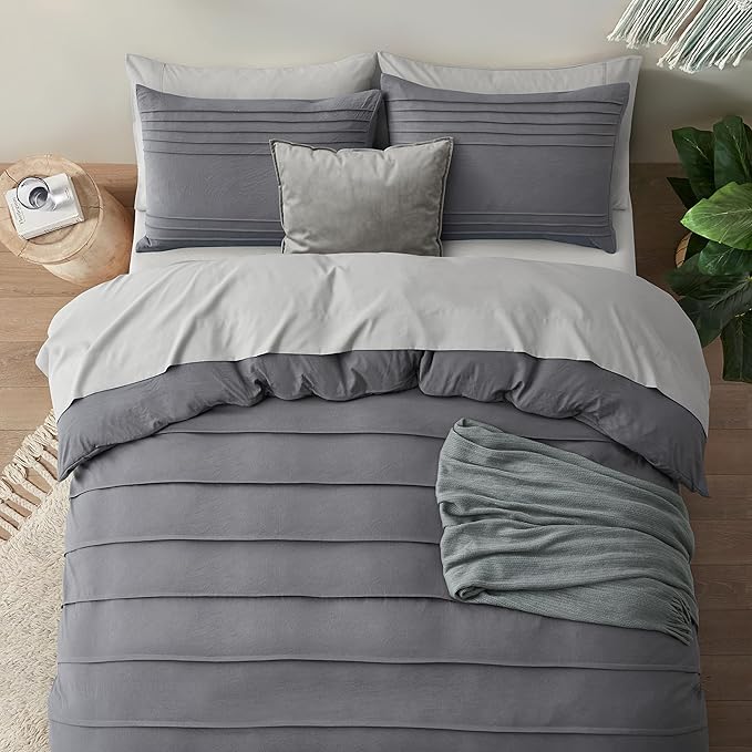 Oli Anderson Grey Duvet Cover King Size - Image 5