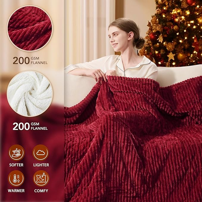Homemate Heated Blanket Electric Throw - Image 2