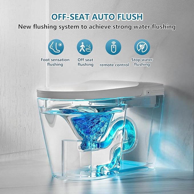TDH Smart Toilet, One Piece Bidet Toilet - Image 7