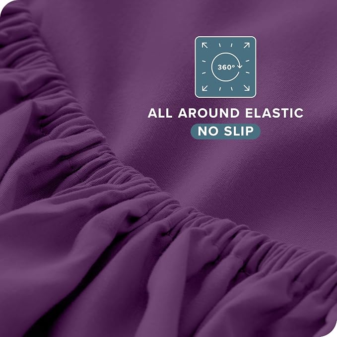 Bare Home Split Head Flex King Sheet Set - Image 7