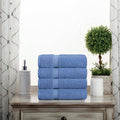 SUPERIOR Egyptian Cotton Pile Hand Towel Set of 4, Ultra Soft Luxury Towels by SUPERIOR