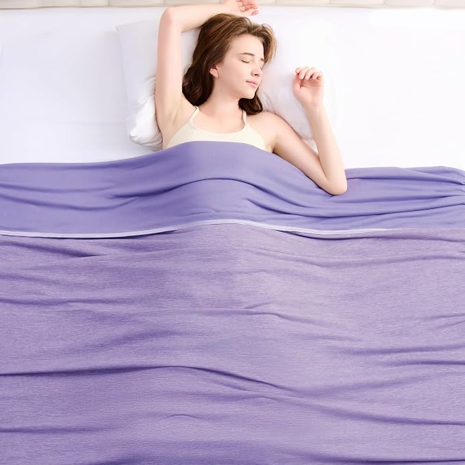 Topcee Cooling Blanket for Night Sweats Absorbs Heat to Keep Adults, Children by Topcee%E2%80%94ForYourGoodSleep
