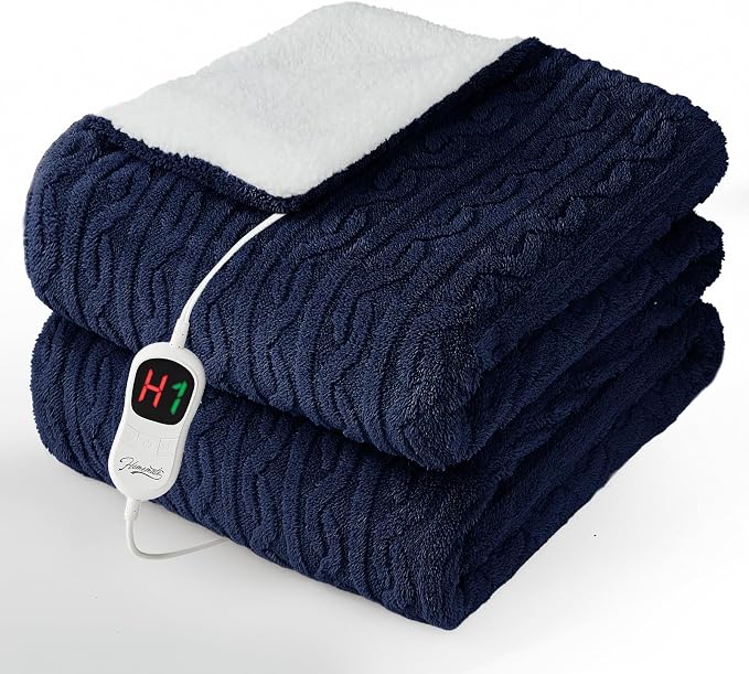 Homemate Electric Heated Blanket Full by Homemate
