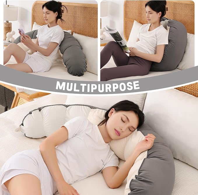 Peallow – Long Round Body Pillow - Image 5