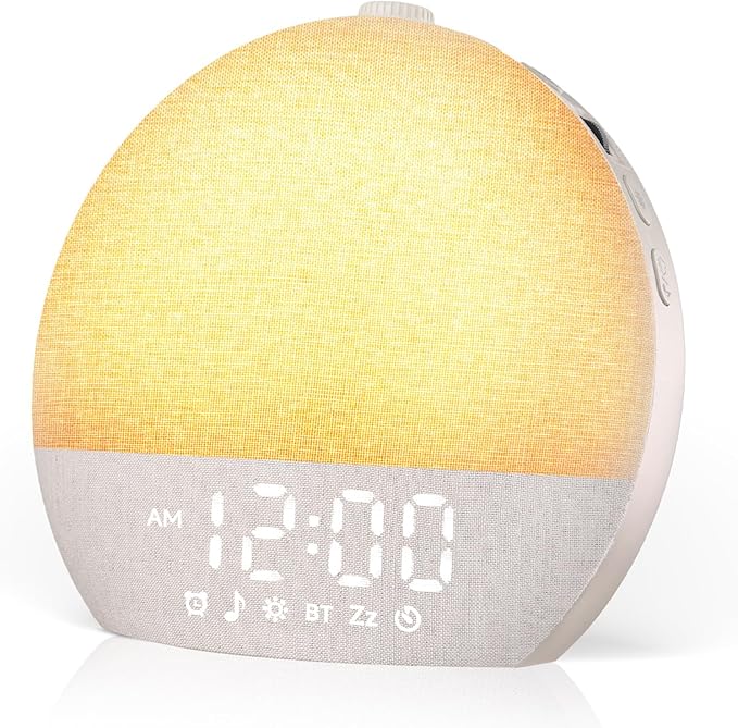 Geuuap Sunrise Alarm Clock White Noise Sound Machine by Geuuap