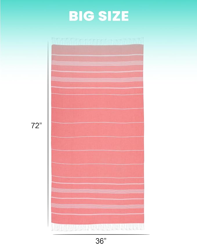 Turkish Beach Towels Yoga Blanket Gym Workout Towel 2024 Women Birthday Gift - Image 4