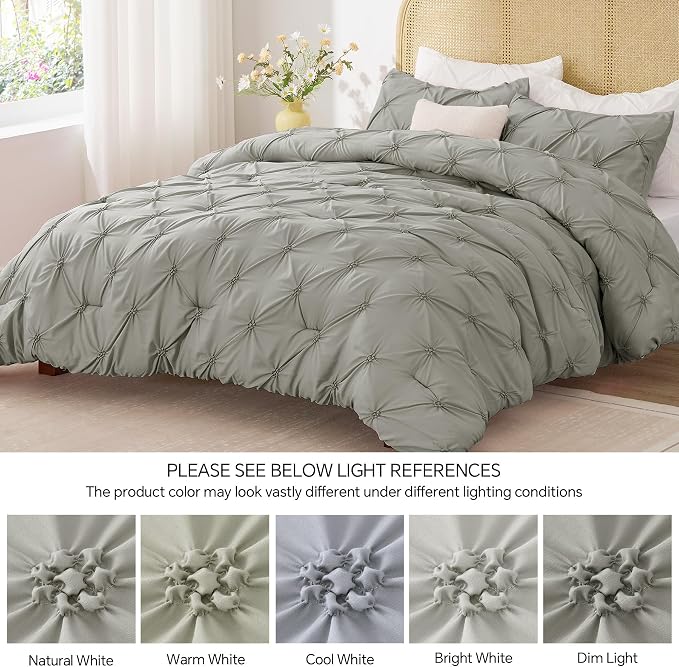 BEDELITE Grey King Size Comforter Set - Image 8