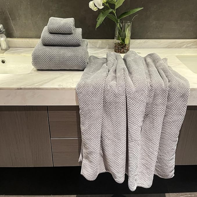 Extra Large Bath Towels Set for Bathroom 30x60 Inches Super Soft Light Weight - Image 5
