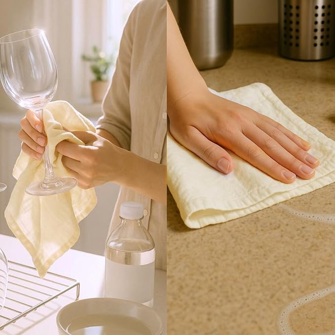 Flour Sack Towels | Tea Towel for Crafts| Kitchen Dish Cotton Blank Towel for - Image 7