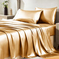 CozyLux Satin Sheets Full Size Sheets by CozyLux