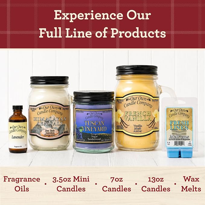Our Own Candle Company, Banana Nut Bread Scented Mason Jar Candle, 100 Hour - Image 7