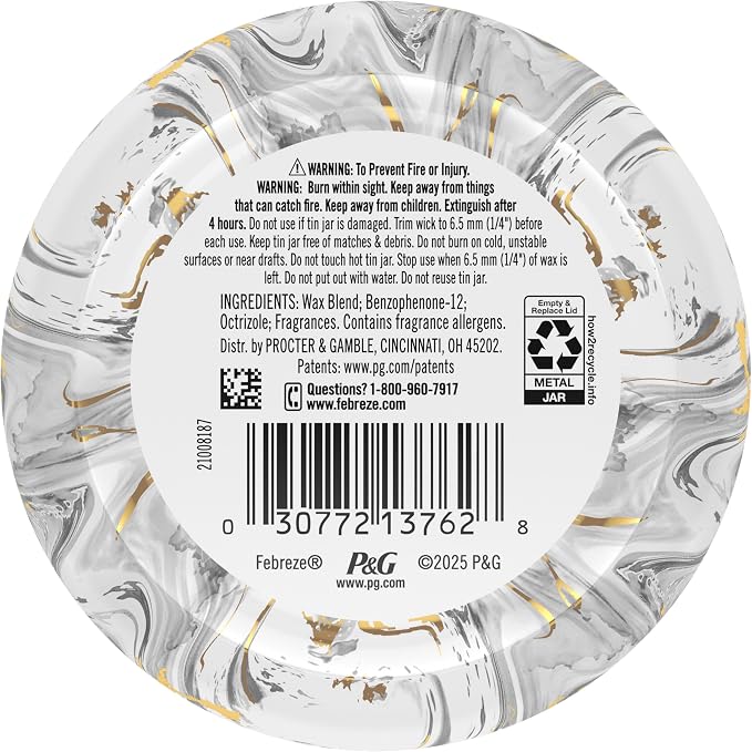 Febreze Scented Candle, Ember Scent, 11 oz 4 Wick Candle, Single Pack - Image 9