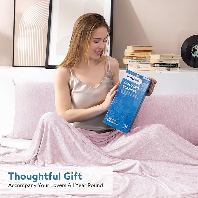 HOMFINE Cooling Blankets for Hot Sleepers - Image 7