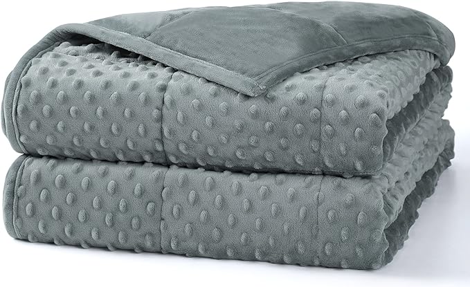 Alomidds Weighted Blanket, Luxury Velvet Heavy Blankets by Alomidds