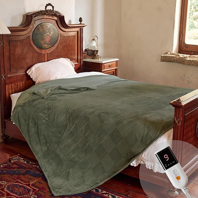 Texciting Electric Blanket Twin Size 62''X84'' by TEXCITING