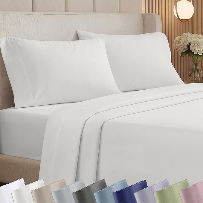California Design Den Natural 100% Cotton Sheets King Size Set by CaliforniaDesignDen