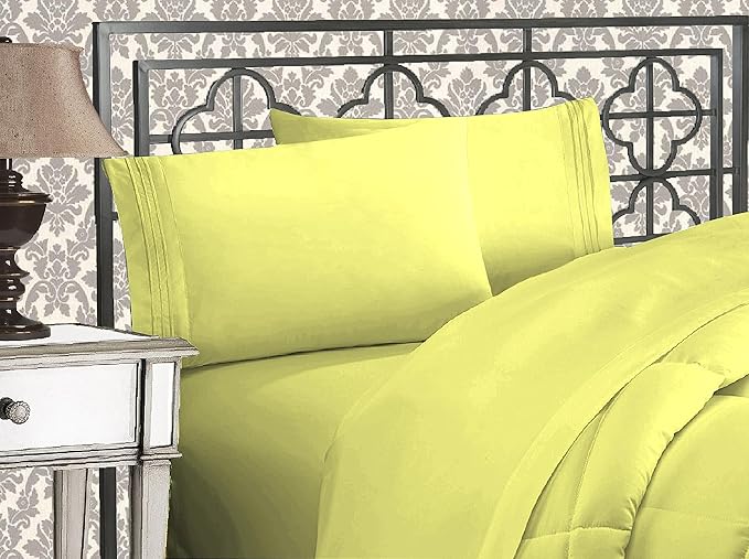 Elegant Comfort Luxurious 1500 Premium Hotel Quality Microfiber Three Line - Image 2