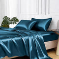 MR&HM Satin Bed Sheets, Twin Size Sheets Set by MRHM