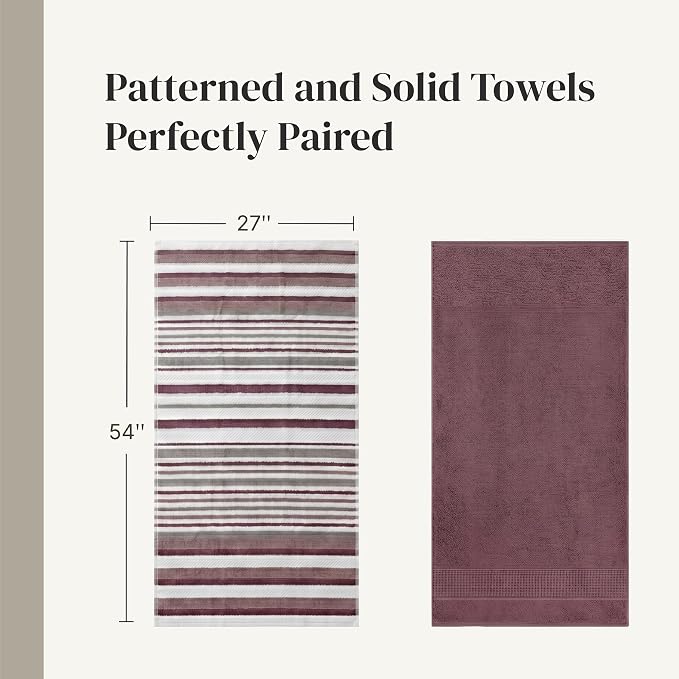 Modern Threads Pax 6-Piece Reversible Yarn Dyed Jacquard Towel Set - Image 6
