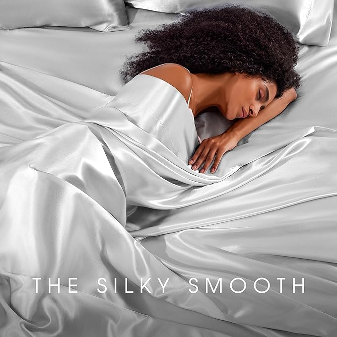 FreshCulture Satin Sheets King Size - Image 6