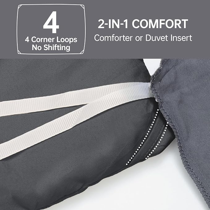 MUXHOMO Full Comforter Sets, All Season Ultra Soft Down Alternative Bedding - Image 6