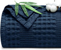 PHF Cooling Waffle Blanket Twin Size, Lightweight 60% Rayon from Bamboo & 40% by PHF